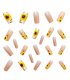 NA093 - Multi-Color Sunflower Nails